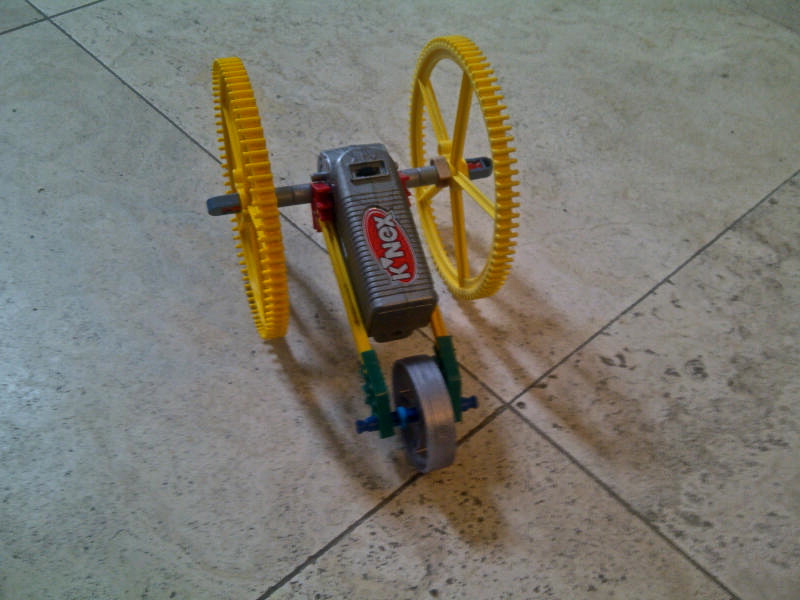 knex car with motor