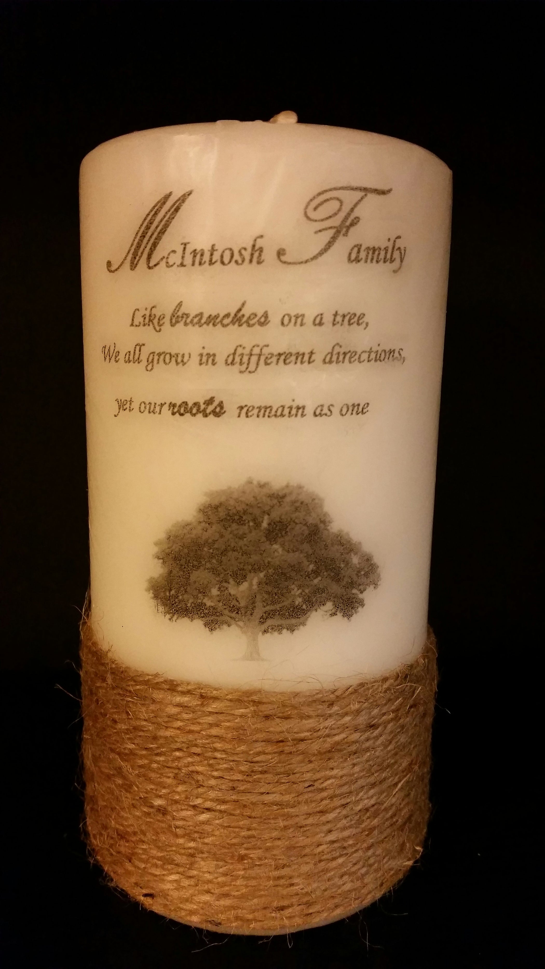 Personalized Candle 8 Steps Instructables