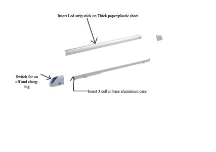 LED EMERGENCY TUBE LIGHT RECHARGEABLE : 6 Steps - Instructables