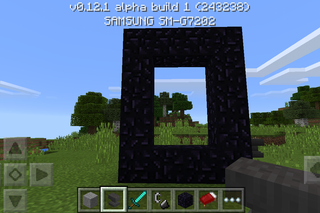 Nether Portal Minecraft Pocket Edition 5 Steps Instructables