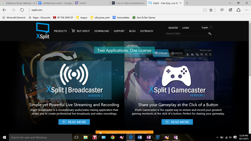 A Beginner S Guide To Xsplit Broadcaster And Streaming On Twitch Tv Windows 10 34 Steps Instructables