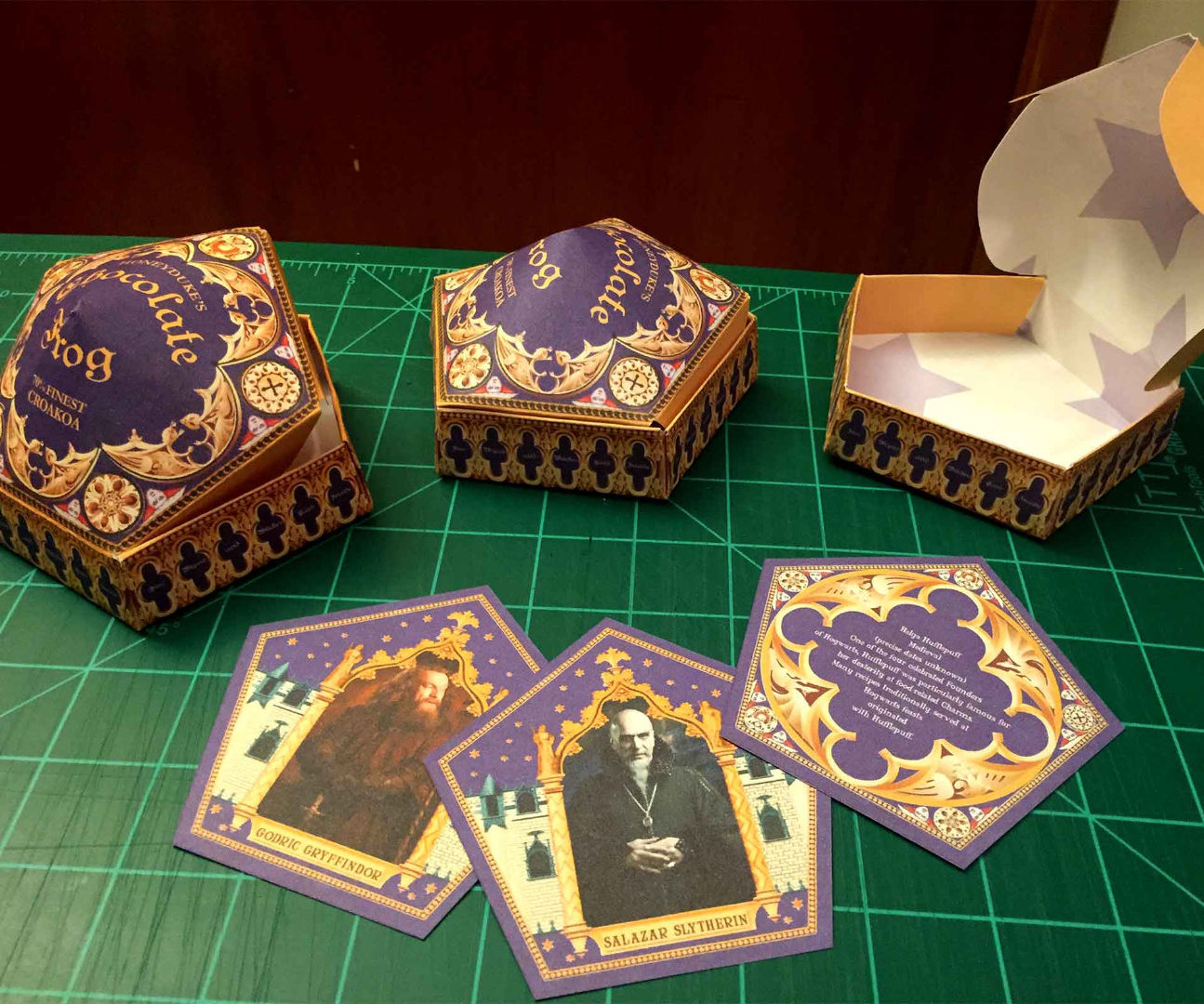 honeydukes chocolate frog cards 3 steps instructables