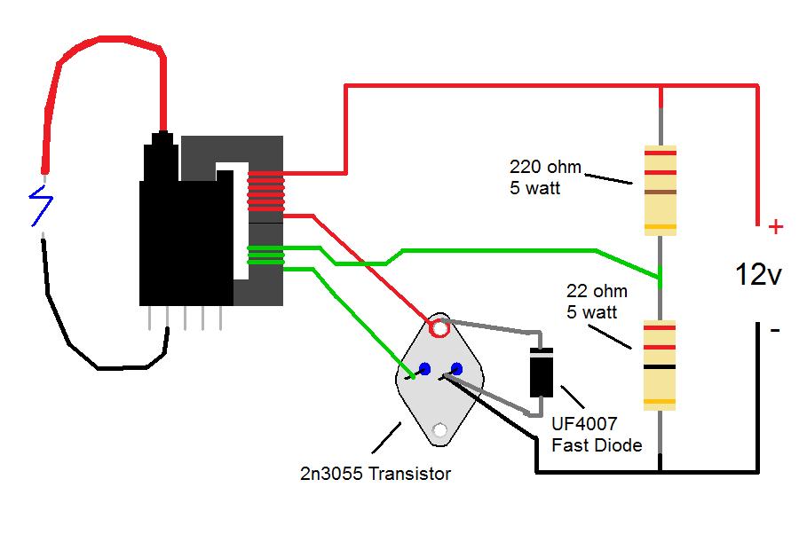 2n3055 Flyback Transformer Driver for Beginners Trybotics