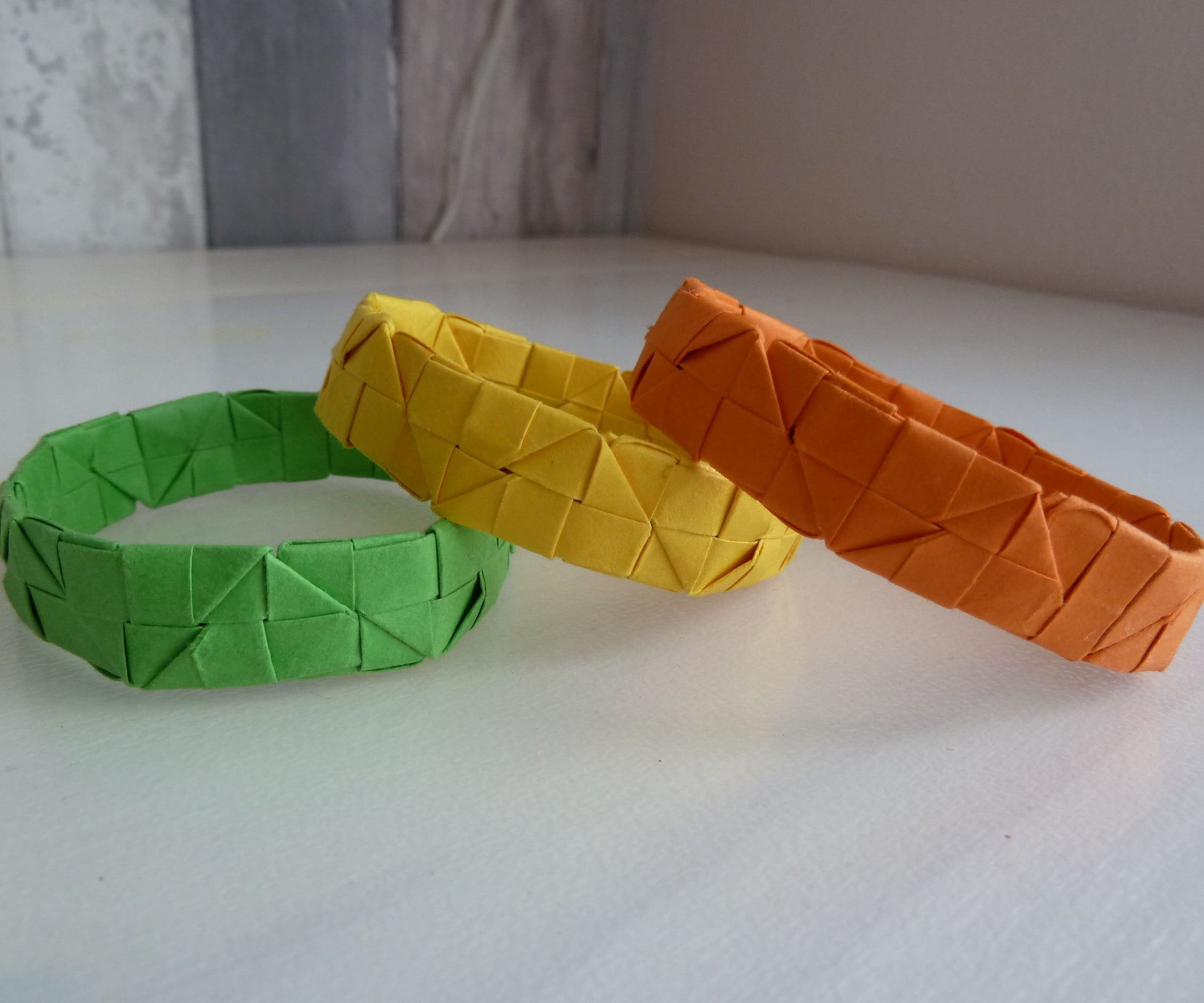 Origami Square Bracelets 9 Steps (with Pictures) Instructables