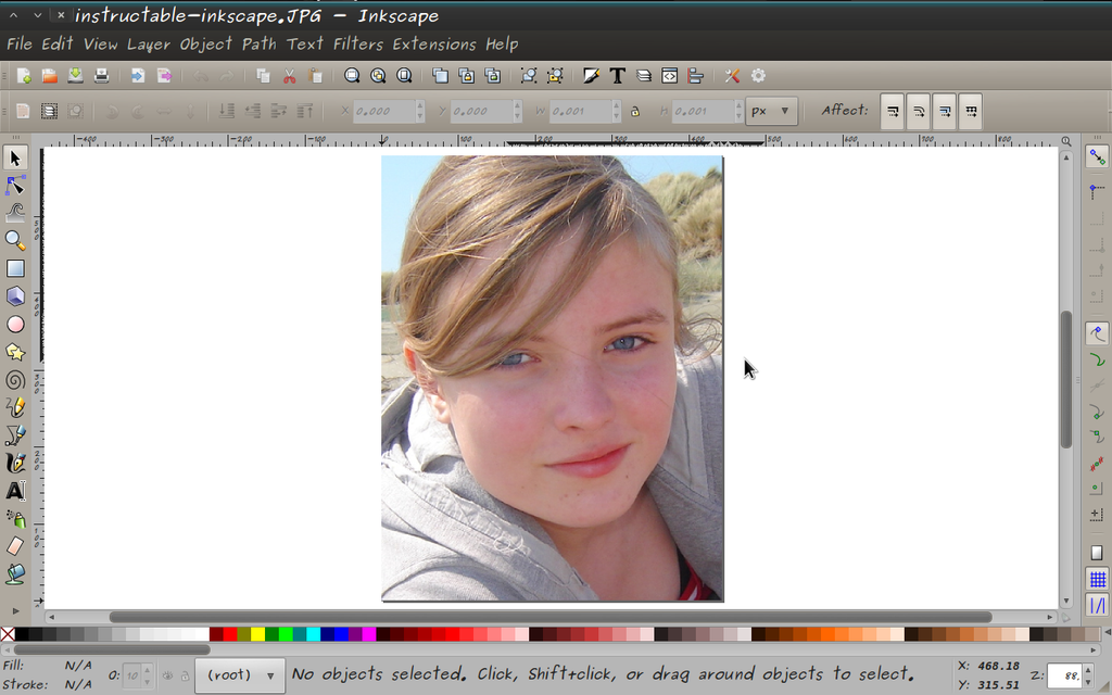 Drawing Vector Portraits On Inkscape 13 Steps Instructables