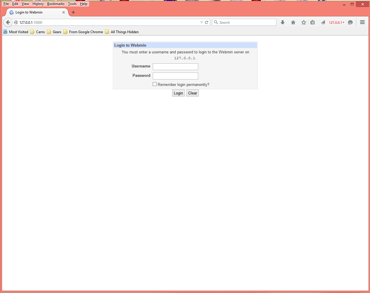 Adding Webmin to Manage a Raspberry Pi Trybotics