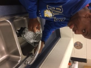 Pour Water Until It Reaches the Top of the Ice.