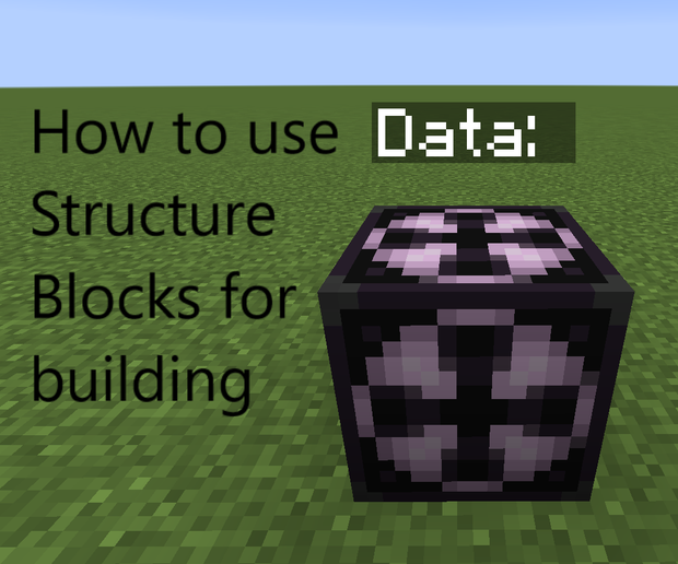 How To Use Structure Blocks For Building 7 Steps Instructables