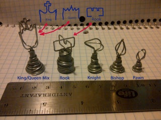 Ideas For A Wire Chess Set Instructables