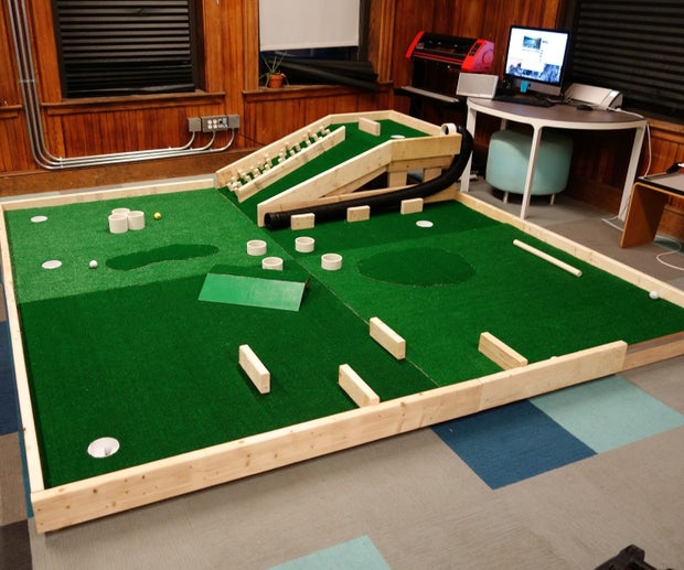 Modular Mini Golf Course 8 Steps With Pictures Instructables - Diy Mini Golf Course Cardboard Modular Mini Golf Course 8 Steps With Pictures Instructables - Diy Mini Golf Course Cardboard