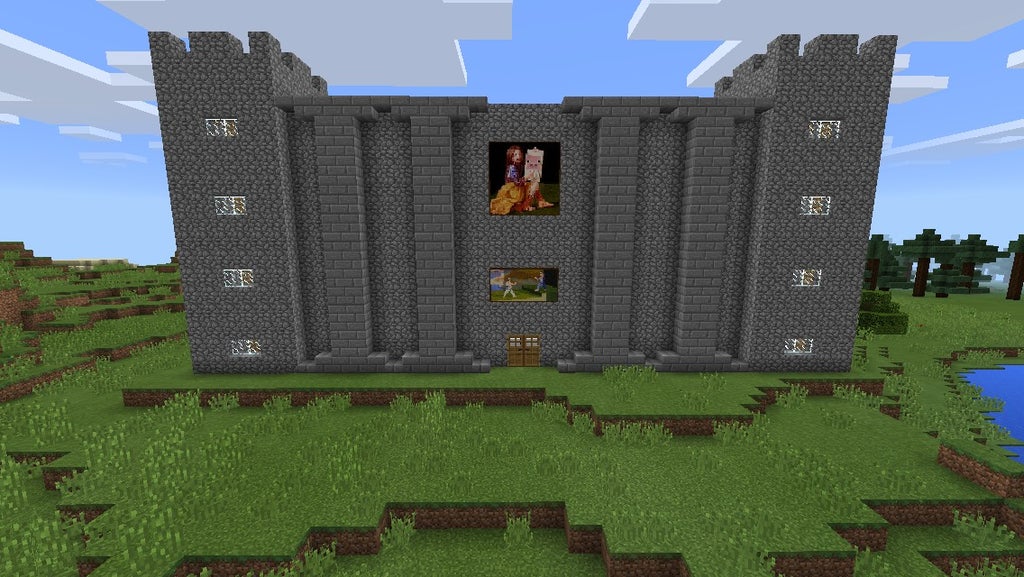 How To Make A Minecraft Castle 6 Steps Instructables
