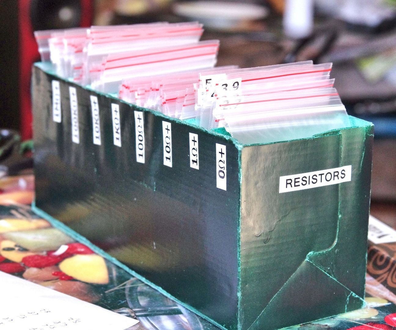 Resistor Storage 3 Steps (with Pictures) Instructables