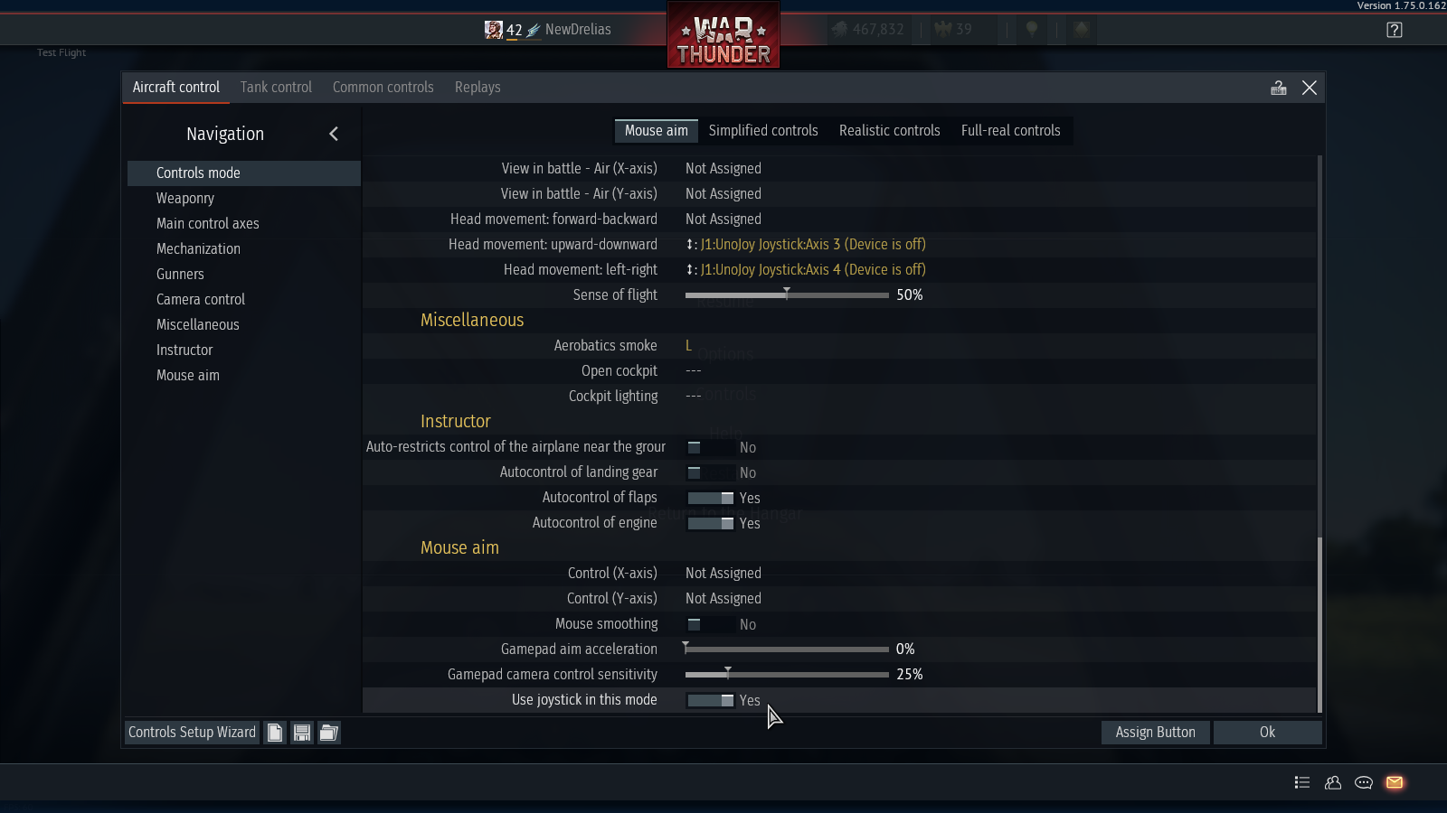 Head Tracking With a Wii Remote Camera (War Thunder) Trybotics