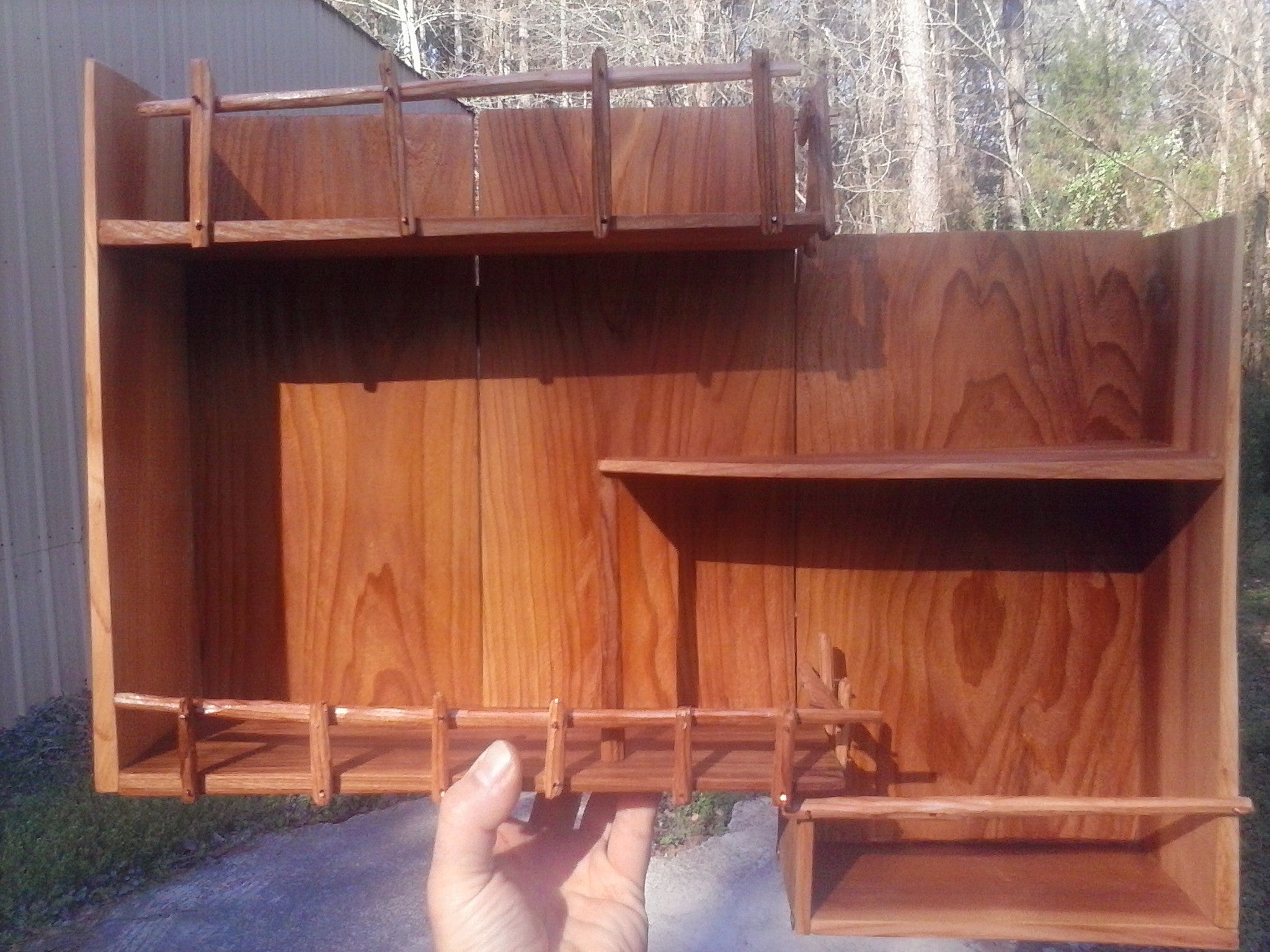 Cedar Shelving 7 Steps