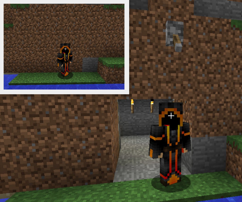 Minecraft How To Build A Secret Door Behind A Painting 2 1 8 Youtube