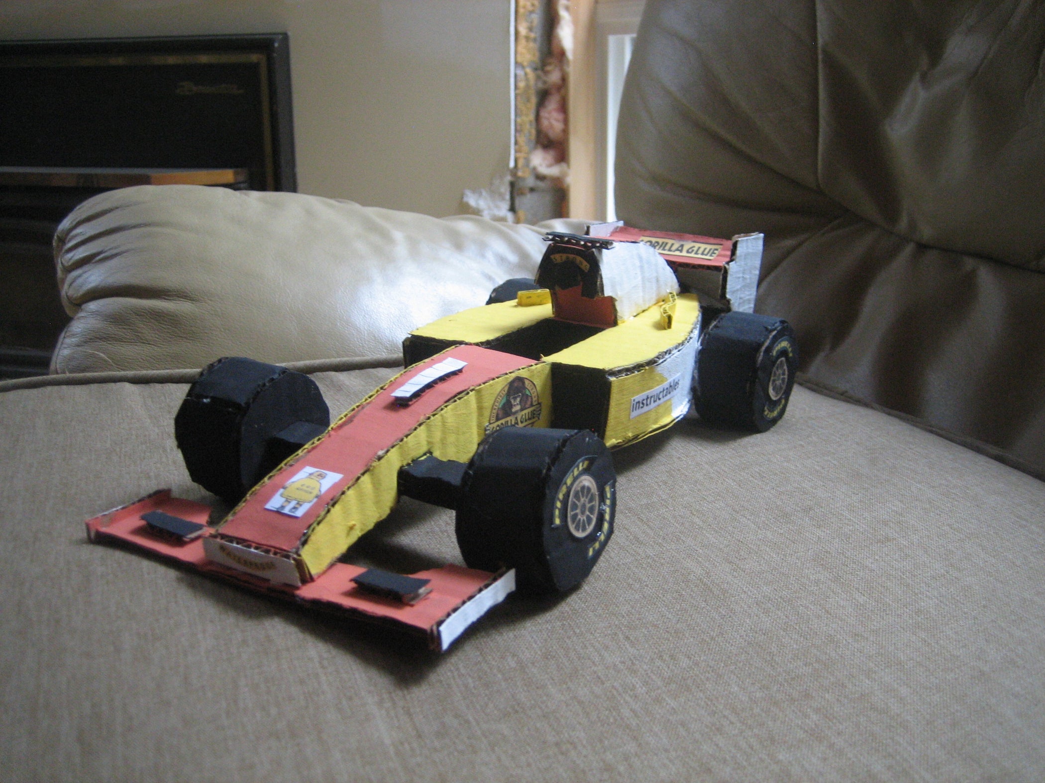 How to Make a Cardboard F1 Instructables