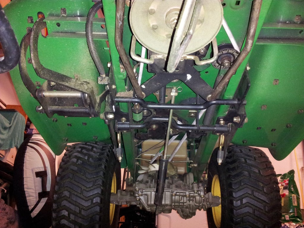 How To Change The Traction Belt On A John Deere Lt155 8