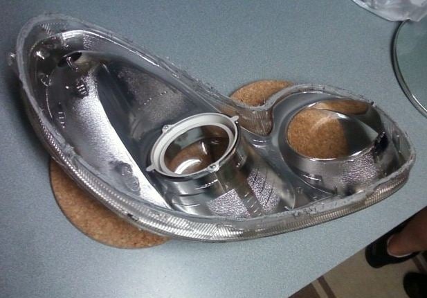 Painting Car Headlights