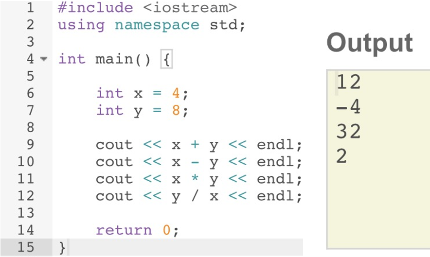 Basic Arithmetic in C++: 7 Steps