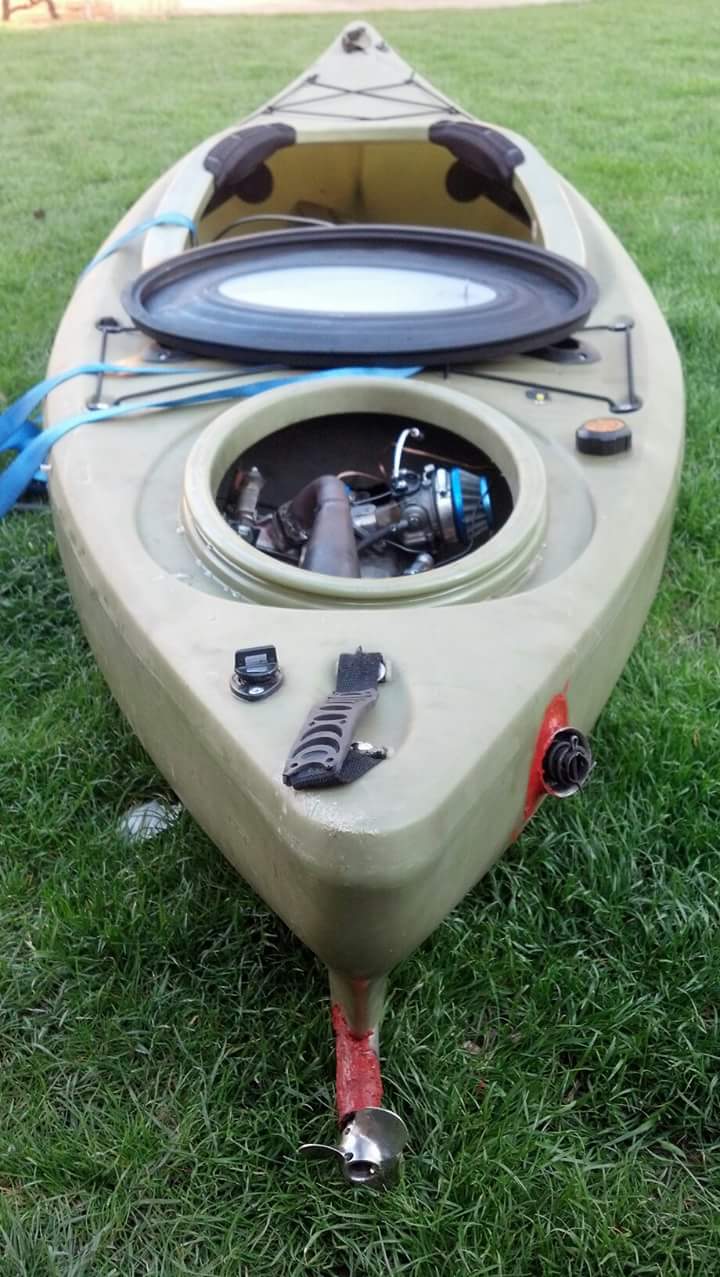 battery propelled kayak