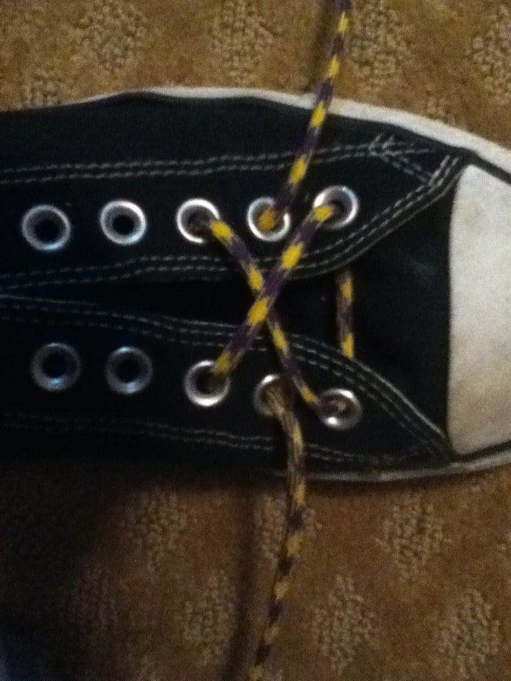 Sweet Paracord Shoelace Replacement 4 Steps