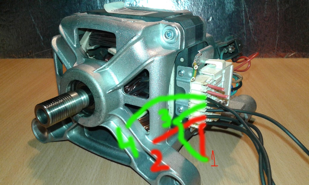 Washing Machine Motor Wiring Basics 3 Steps Instructables