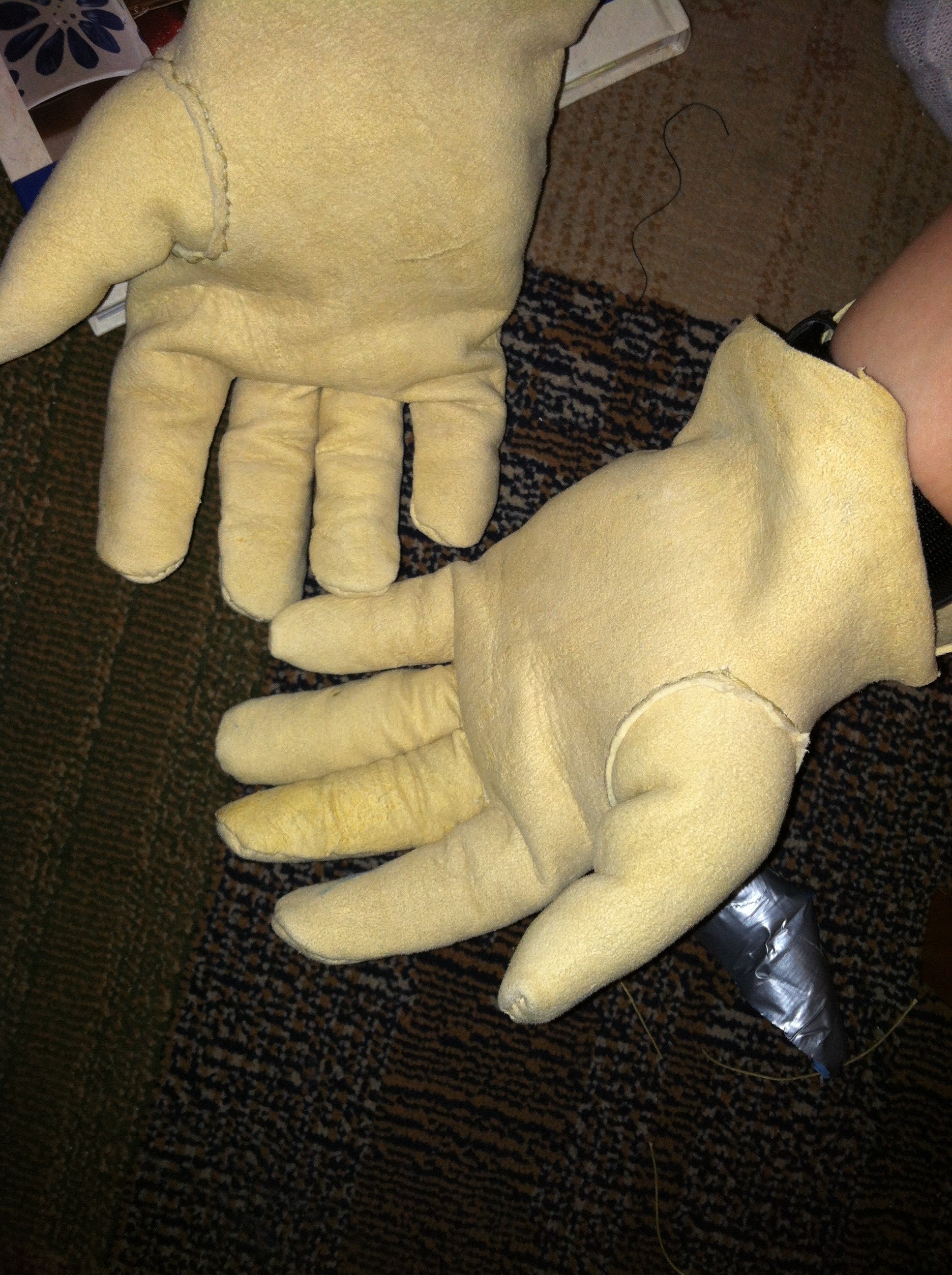 Buckskin Work Gloves! 11 Steps Instructables