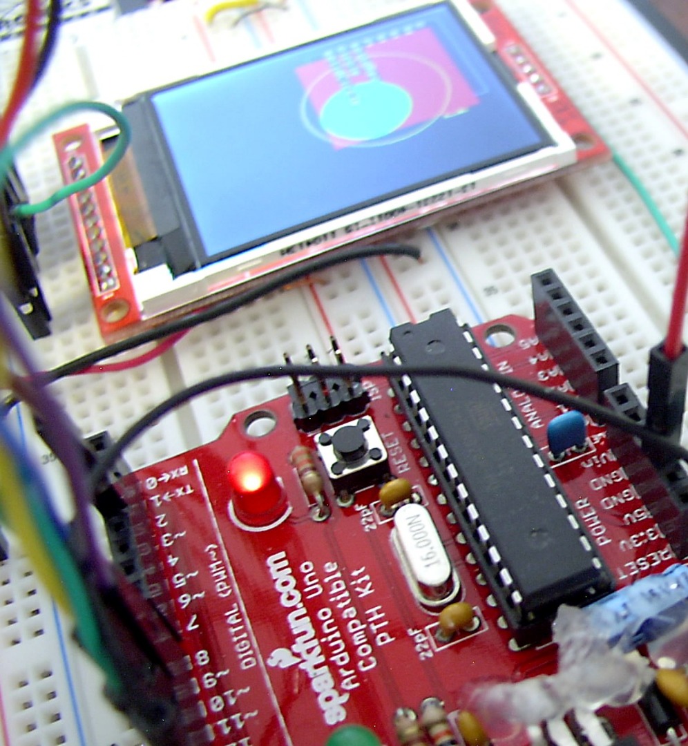 The Arduino / TFT LCD Connection | Trybotics