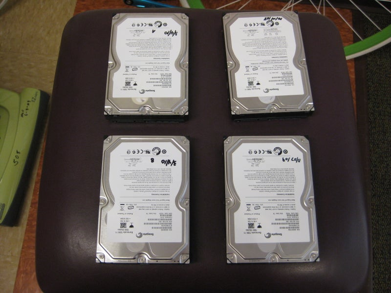 Step 8: Installing the Hard Drives