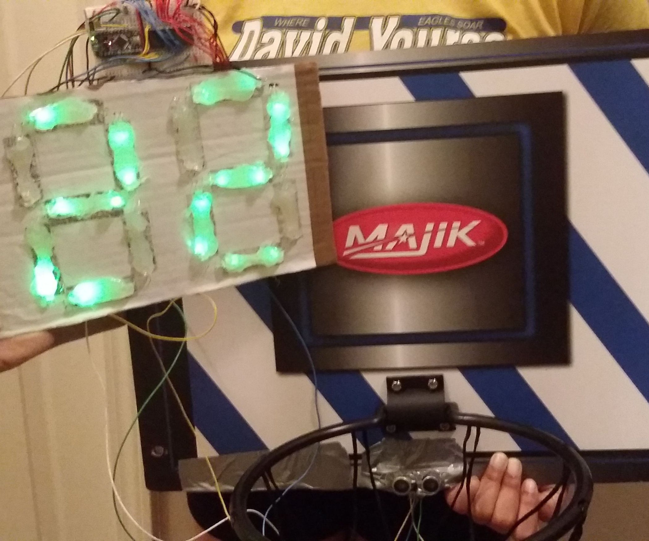 Arduino Home Basketball Hoop Score Detection System A.k.a. ScoreKeeper