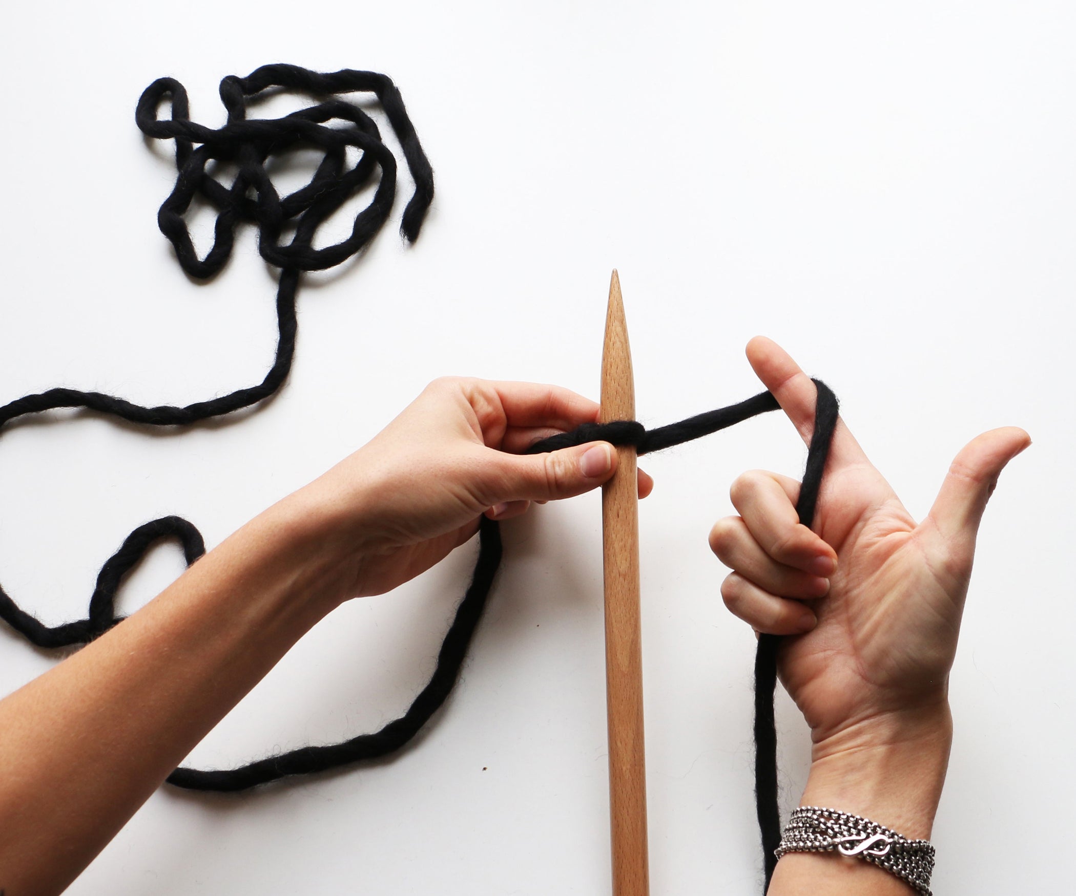 How to Caston Stitches Instructables