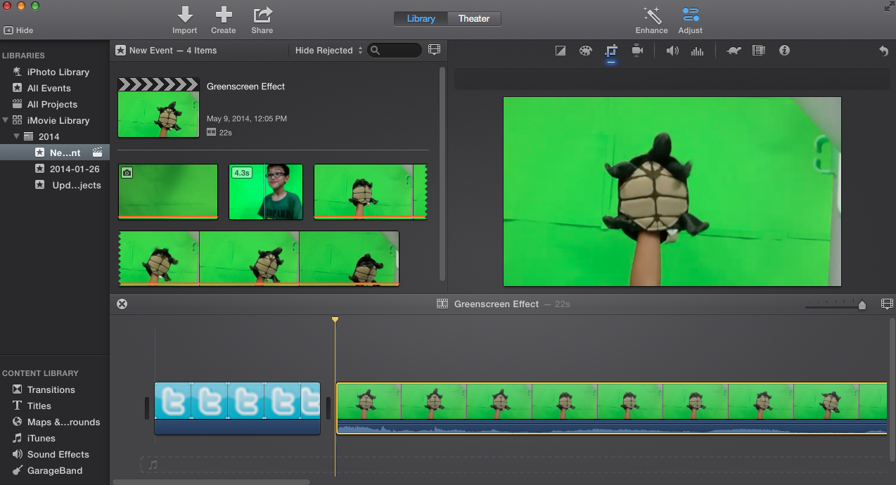 How to Use a Green Screen on IMovie Trybotics