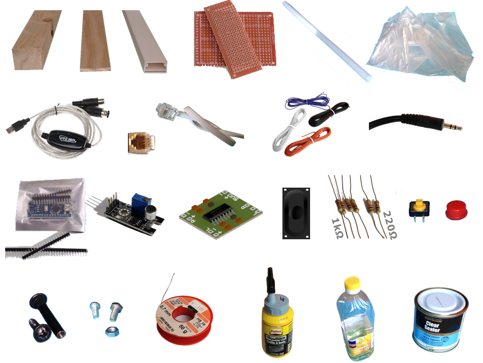 Simple Midi Flute/Recorder Controller (EWI) Trybotics