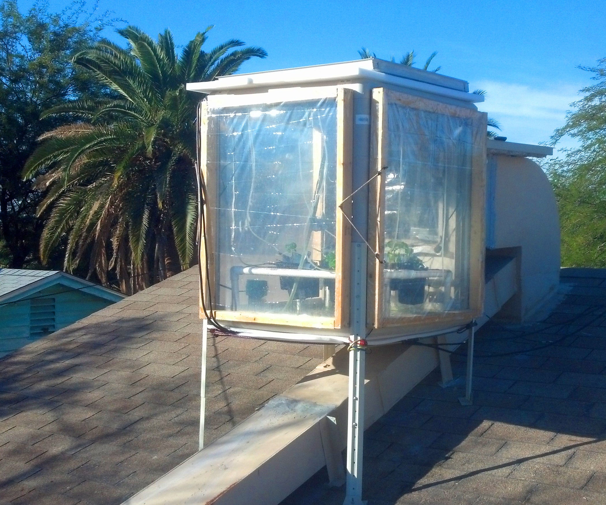 Swamp Cooler, Hydroponic, Rooftop Greenhouse 9 Steps (with Pictures)