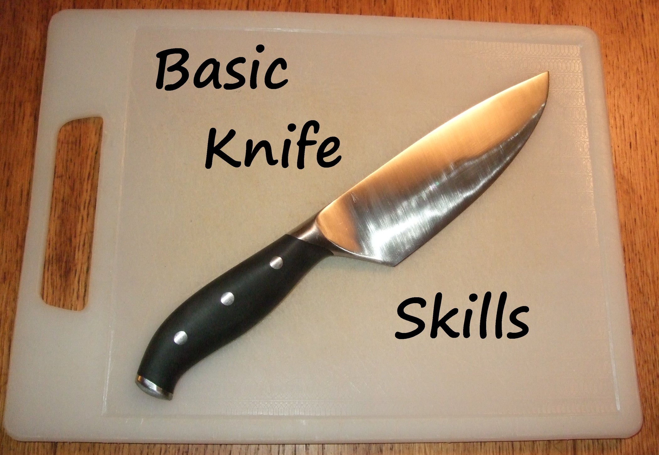 Basic Knife Skills 5 Steps (with Pictures) Instructables