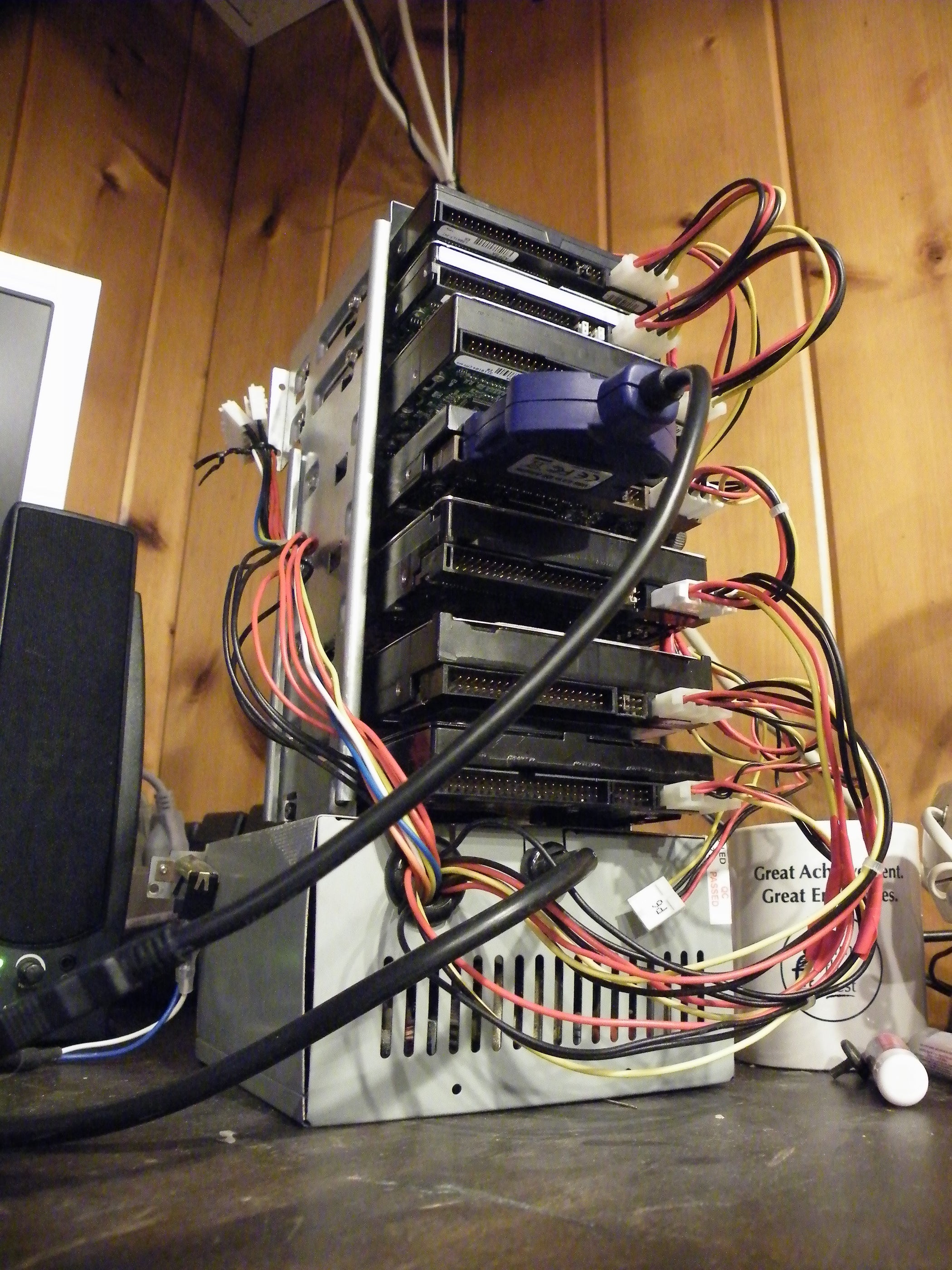 Awesome Hard Drive Tower 5 Steps Instructables