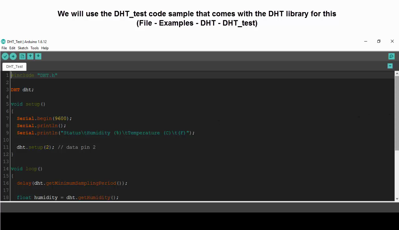 Arduino - How to Use DHT11 and DHT22 Humidity and Temperature Sensor ...