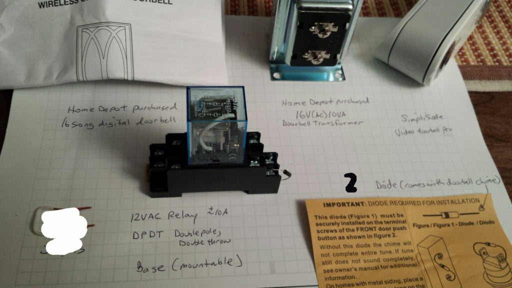 Adapting A Video Doorbell To A Digital Song Chime 5 Steps Instructables