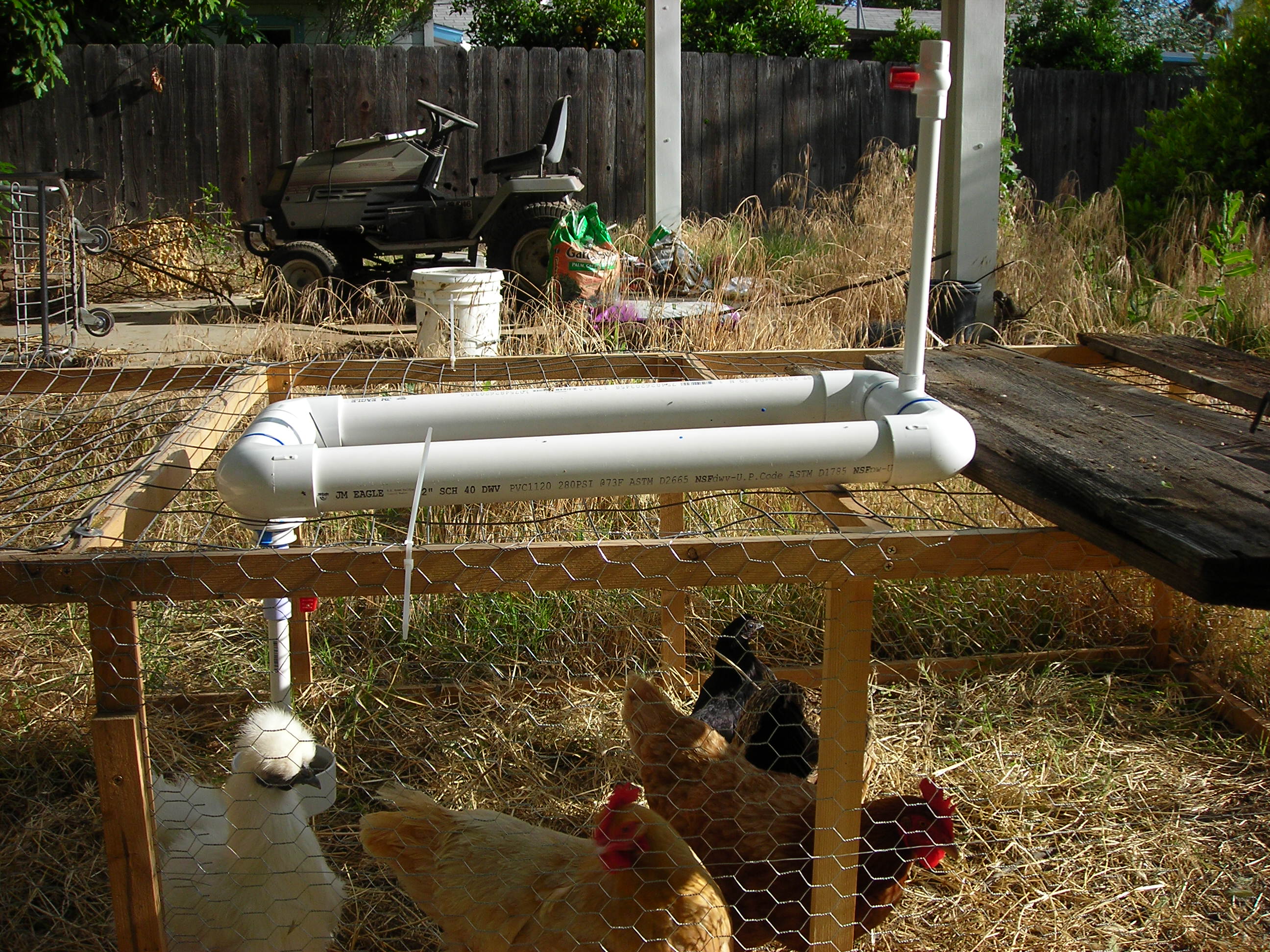 Water Dispenser For Chickens 6 Steps With Pictures Instructables