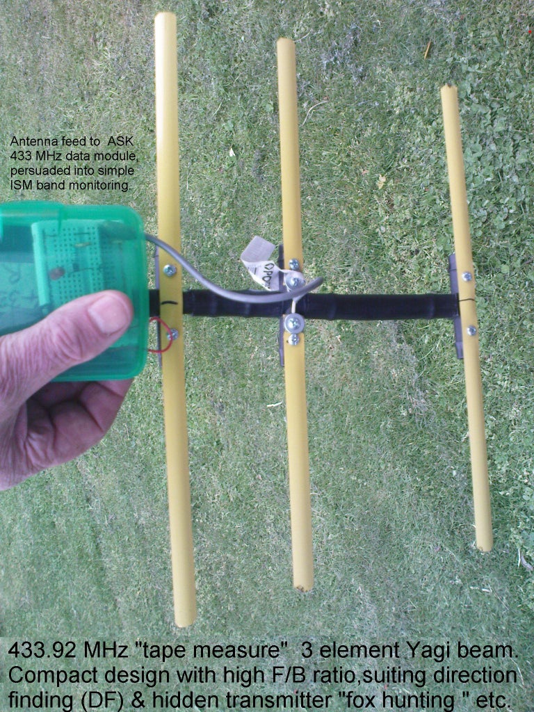 433 Mhz Tape Measure Antenna Suits Uhf Transmitter Tracking 29 Steps Instructables