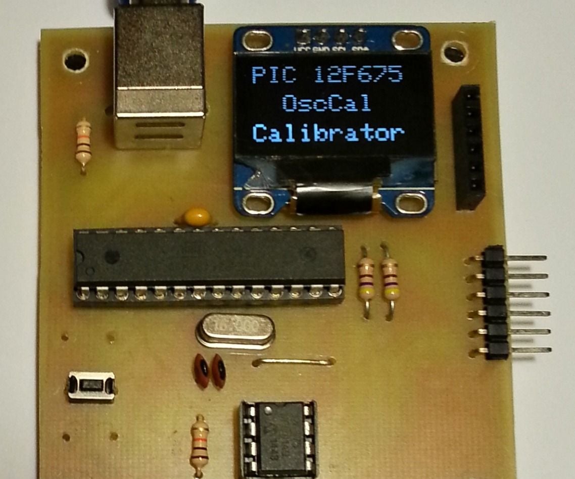 PIC 12F675 Programmer/OscCal Restore/Tester : 7 Steps (with Pictures ...