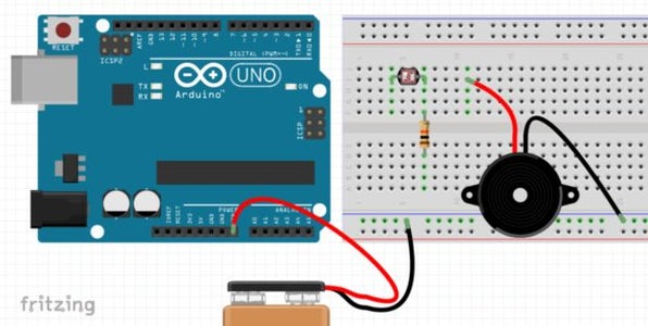 Arduino Light Sensor Buzzer : 3 Steps - Instructables