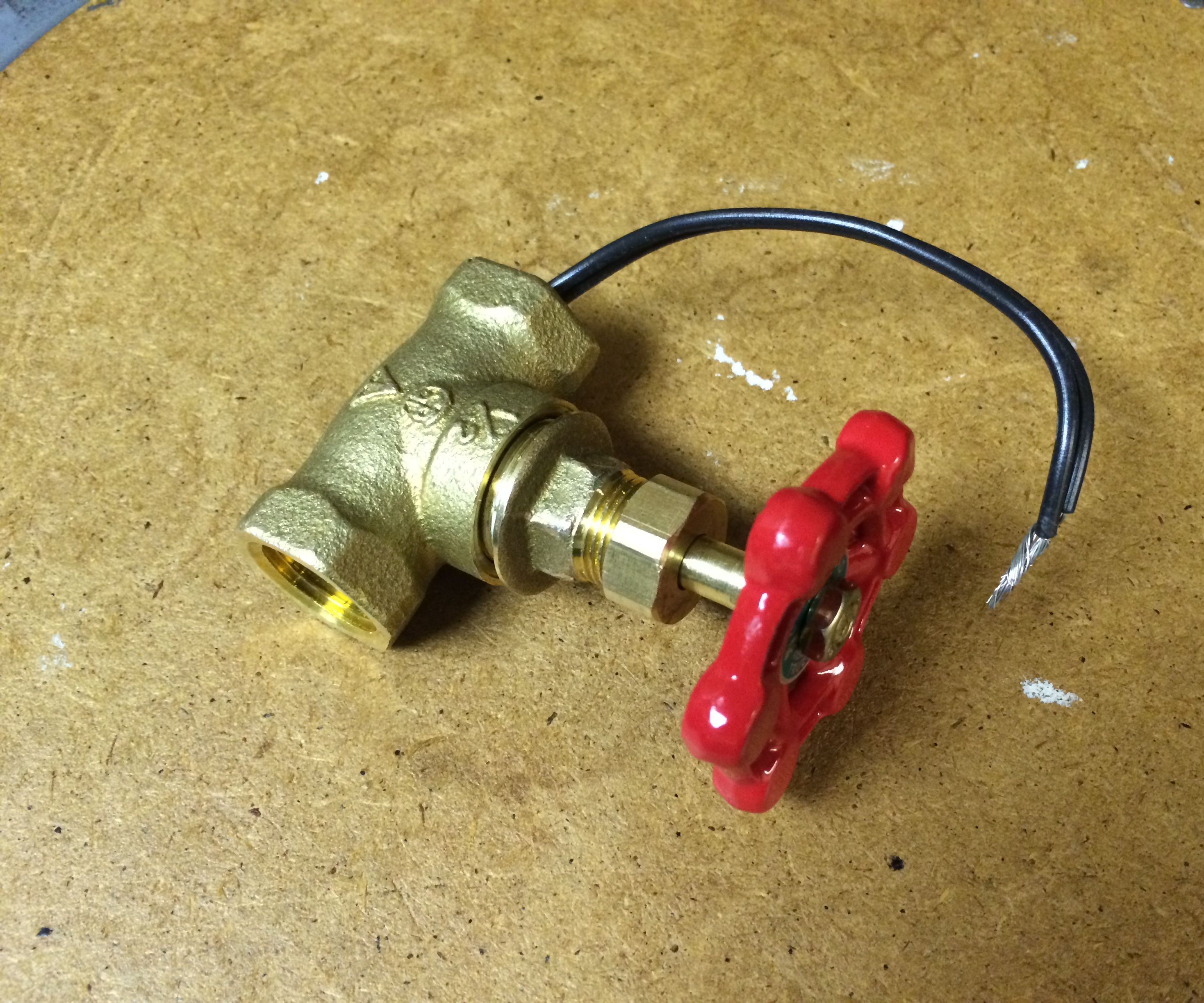 Water Valve Light Switch For A Pipe Lamp 9 Steps With