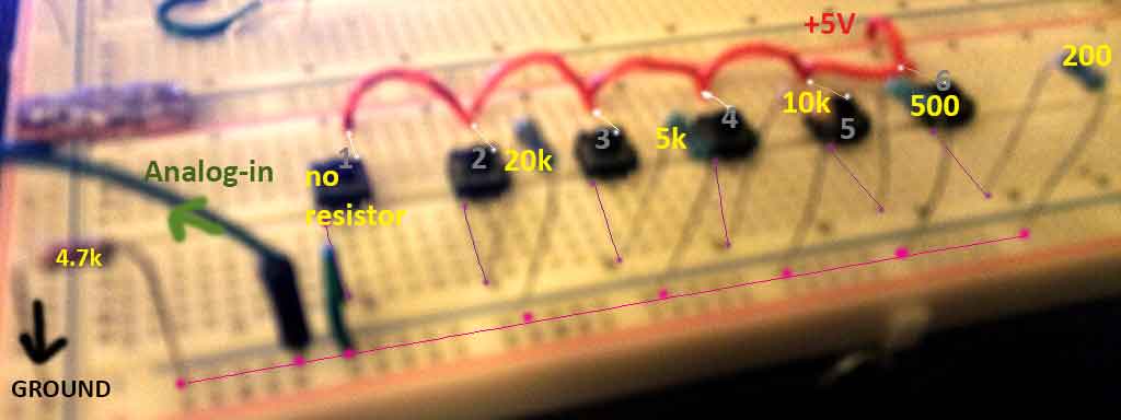 How to Access 5 Buttons Through 1 Arduino Input : 8 Steps - Instructables