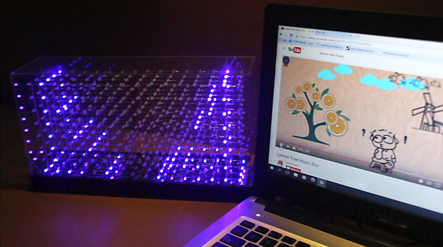 jolliFactory: Arduino Based Mini Audio Spectrum Visualizer image.