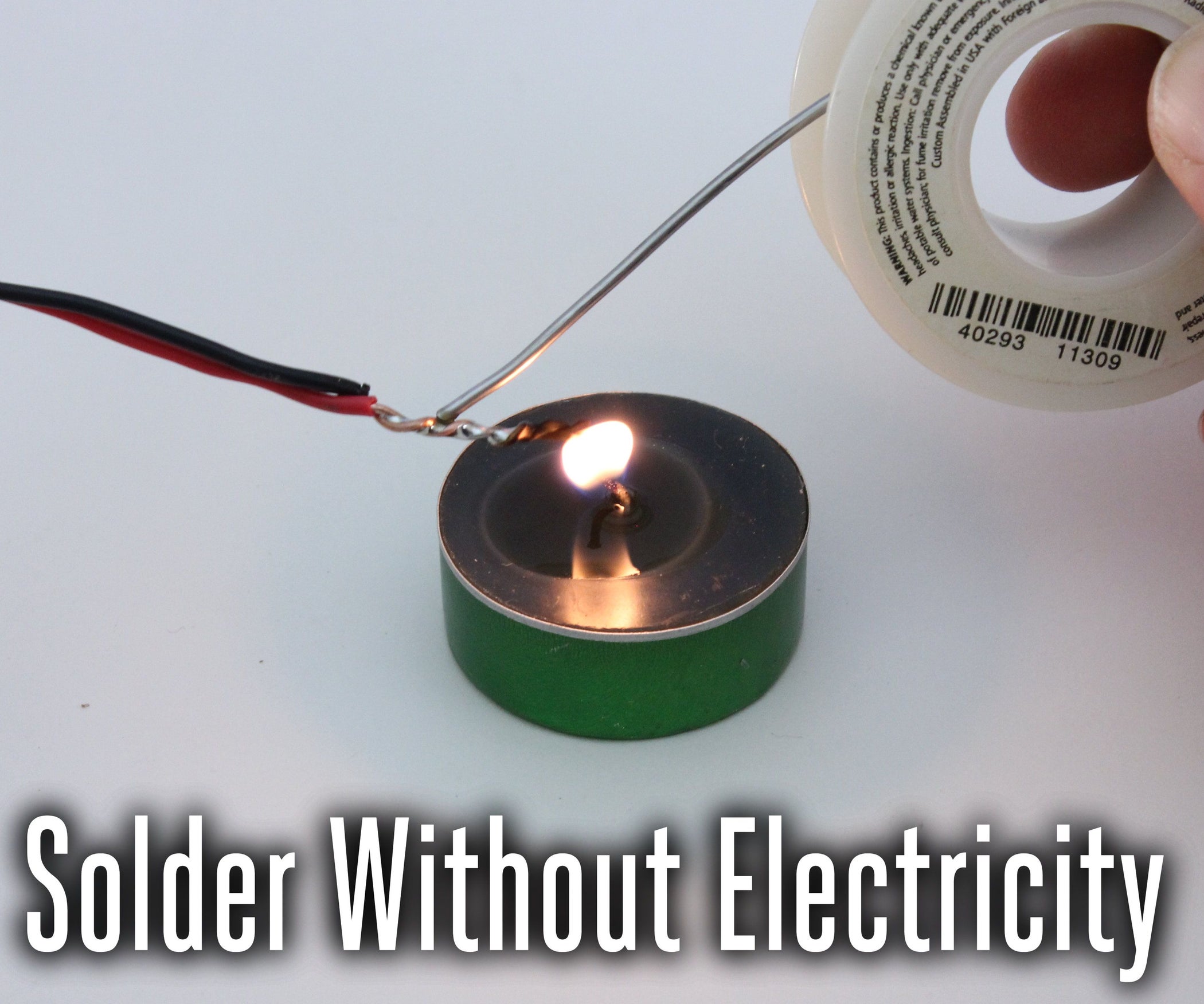 How to Solder Without Electricity (or a Soldering Iron) 8 Steps (with Pictures) Instructables