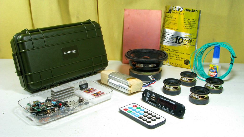 Diy Tough Bluetooth Boombox Lasts 20hrs 12 Steps With Pictures Instructables