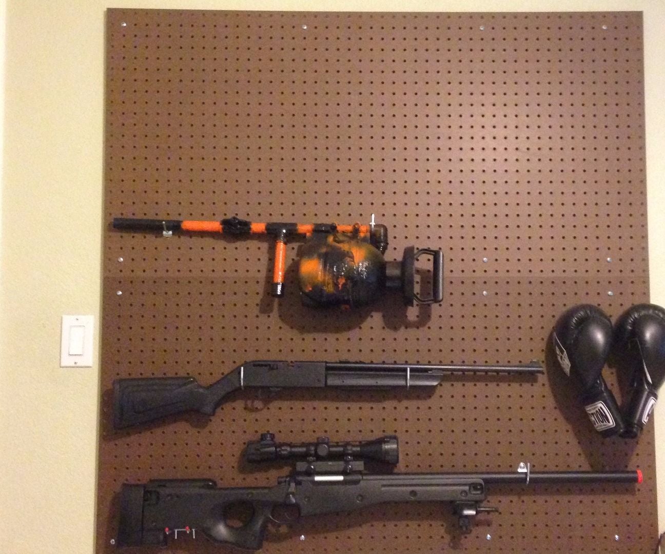 Pegboard Gun Wall Instructables