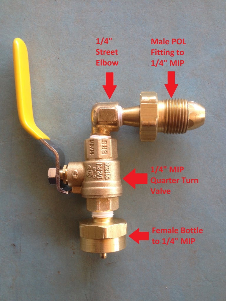 How To Completely Refill A 1lb Disposable Propane Bottle 6 Steps Instructables