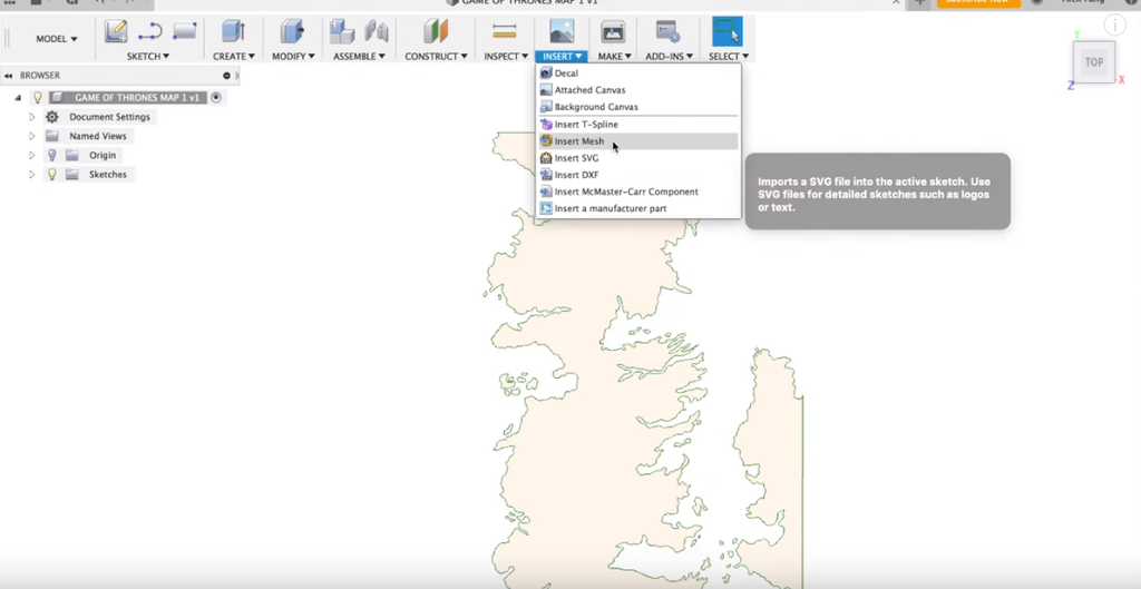 Download Free Game Of Thrones Wooden Topographical Map How To Model And Carve W Fusion 360 16 Steps With Pictures Instructables SVG Cut Files